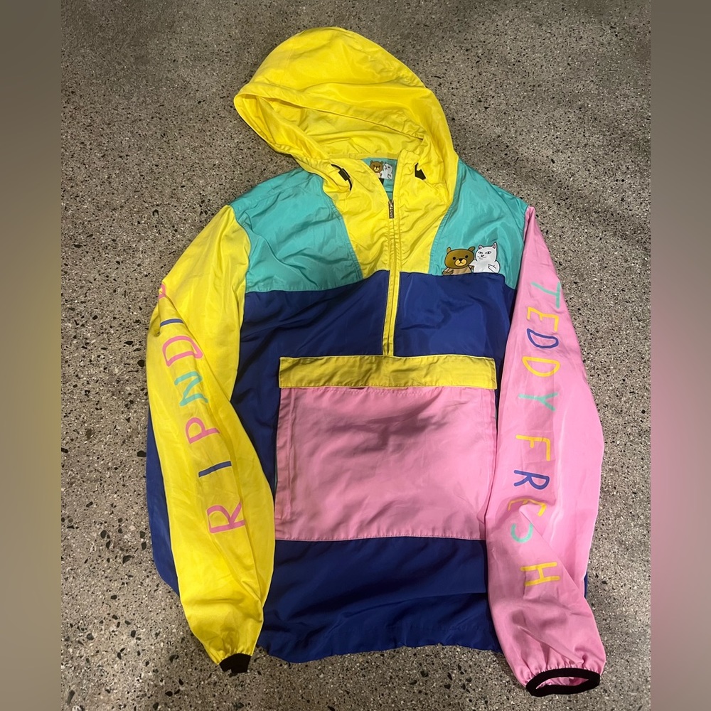 Teddy Fresh Rip N Dip Raincoat Size L